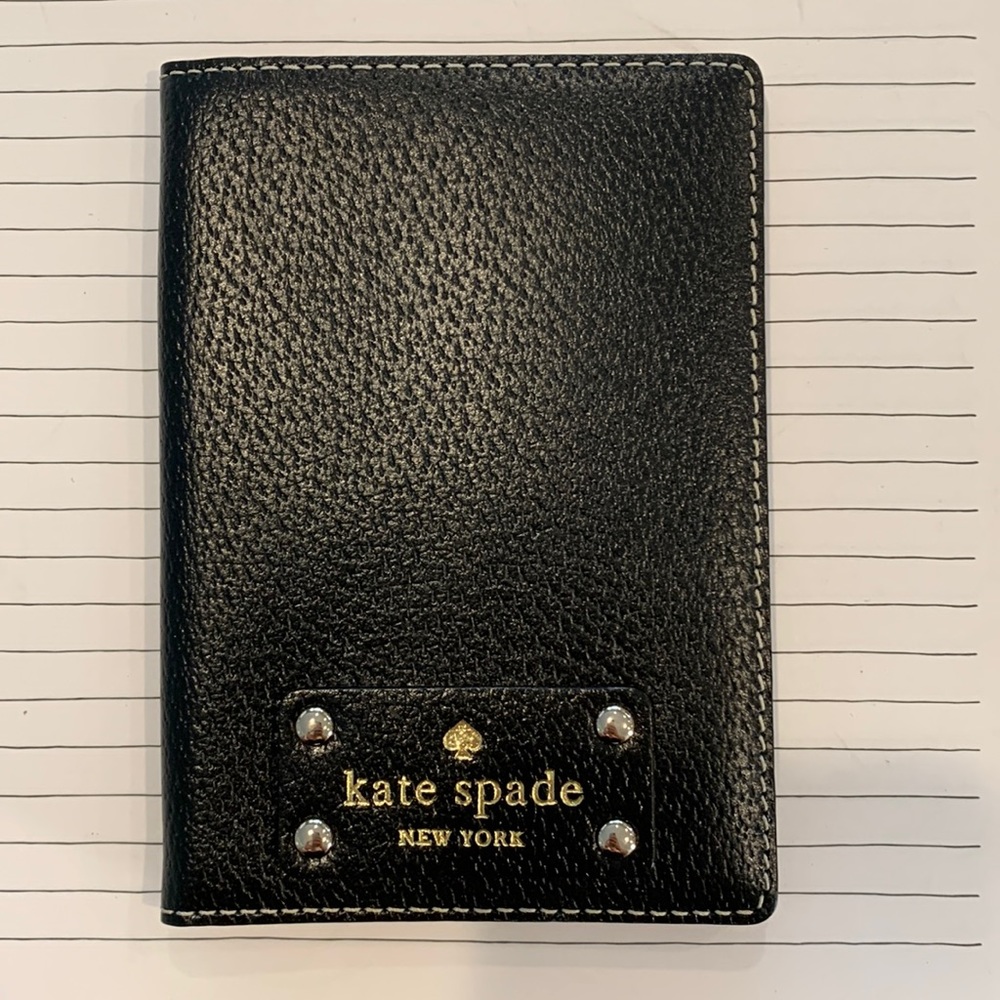 Kate Spade Black passport holder